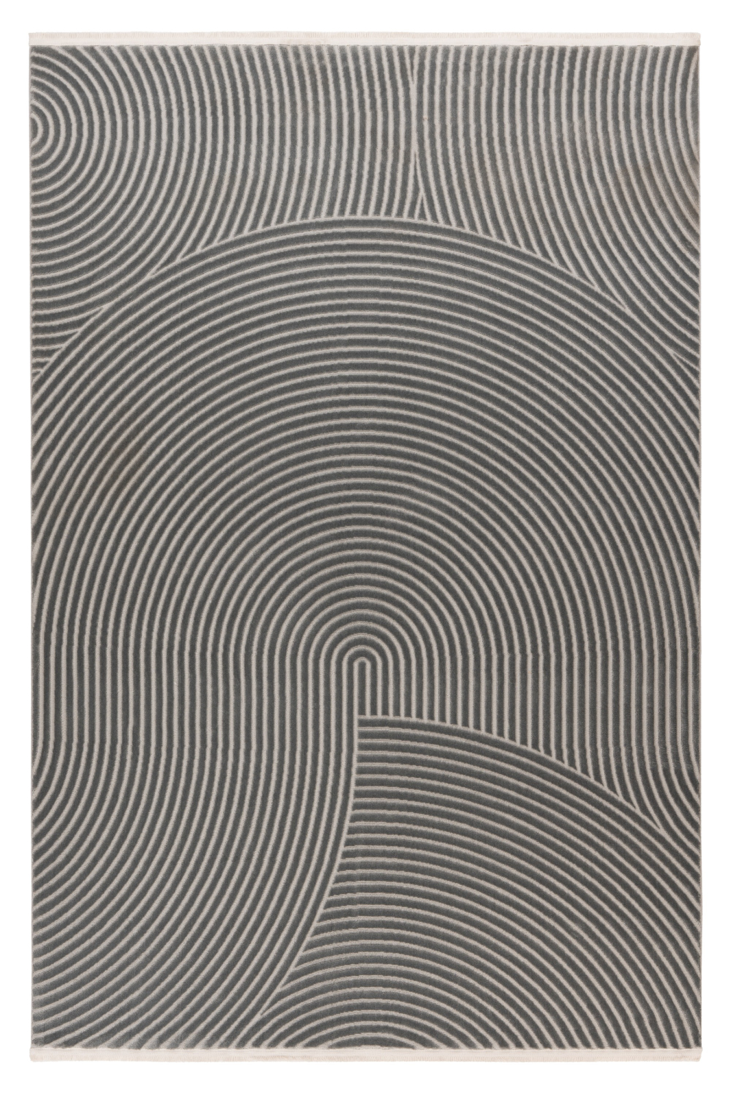 Covor Abstract Model Stage 225, Gri, Marime 80 x 150 cm, Inaltime Fir 11 mm, 80% Polipropilena 20% Poliester, Living, Dormitor, Sufragerie, Birou [1]
