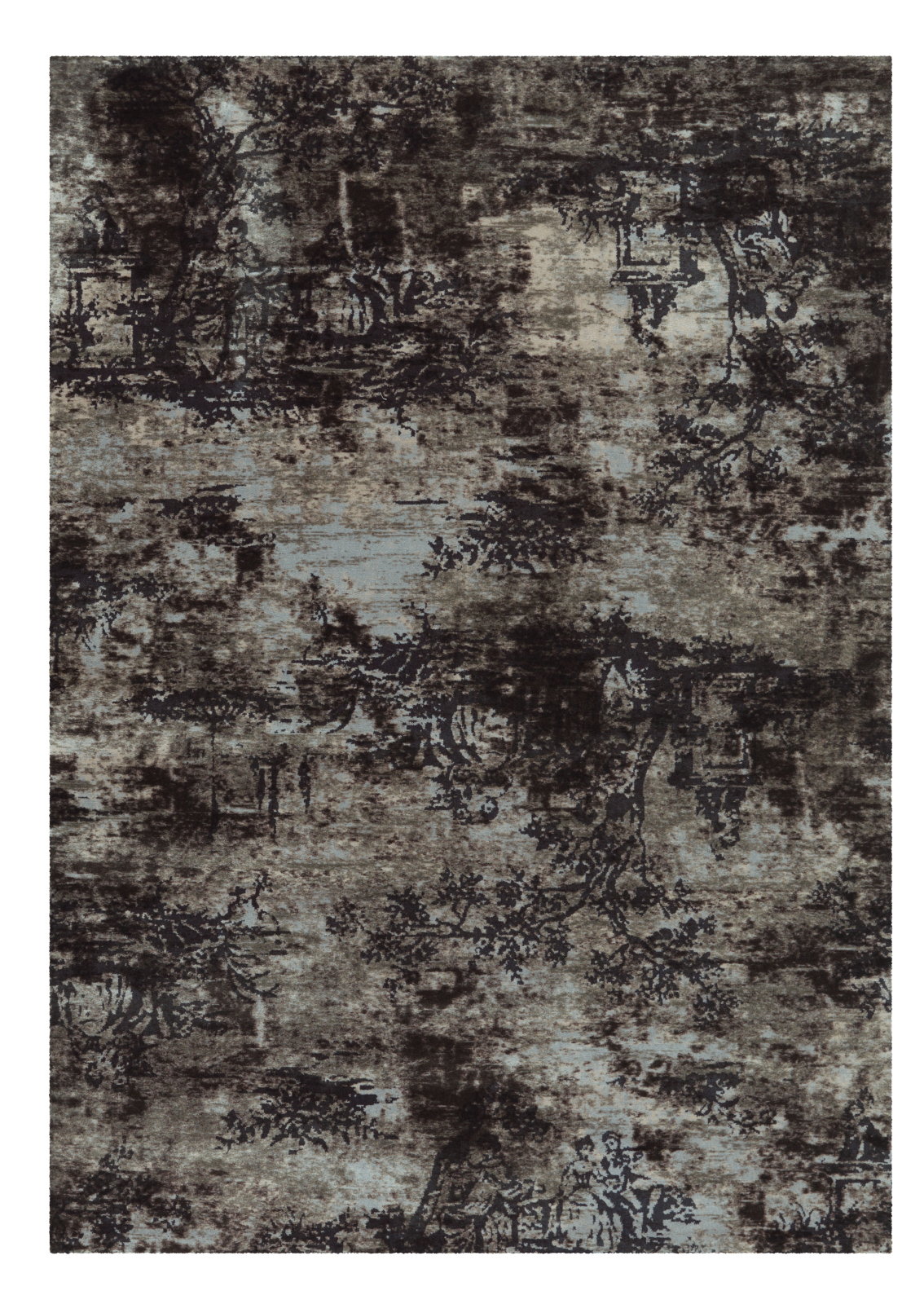 Covor Vintage Model Vintage 5206, Taupe, Marime 170 x 240 cm, Inaltime Fir 8 mm, 100% Modacril, Living, Dormitor, Sufragerie, Birou [1]