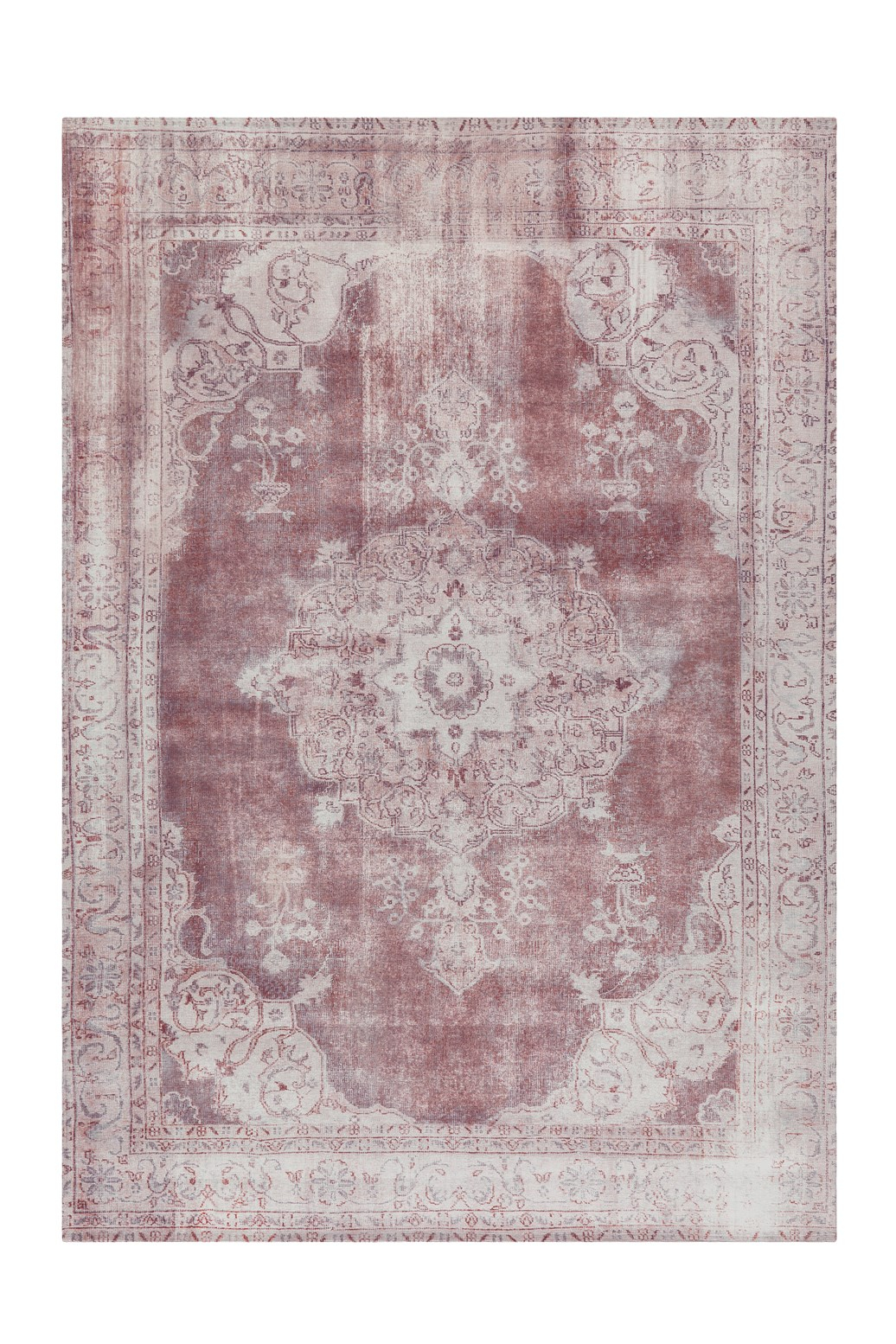 Covor Vintage Model Vintage 8400, Rosu, Marime 140 x 200 cm, Inaltime Fir 8 mm, 100% Modacril, Living, Dormitor, Sufragerie, Birou [1]