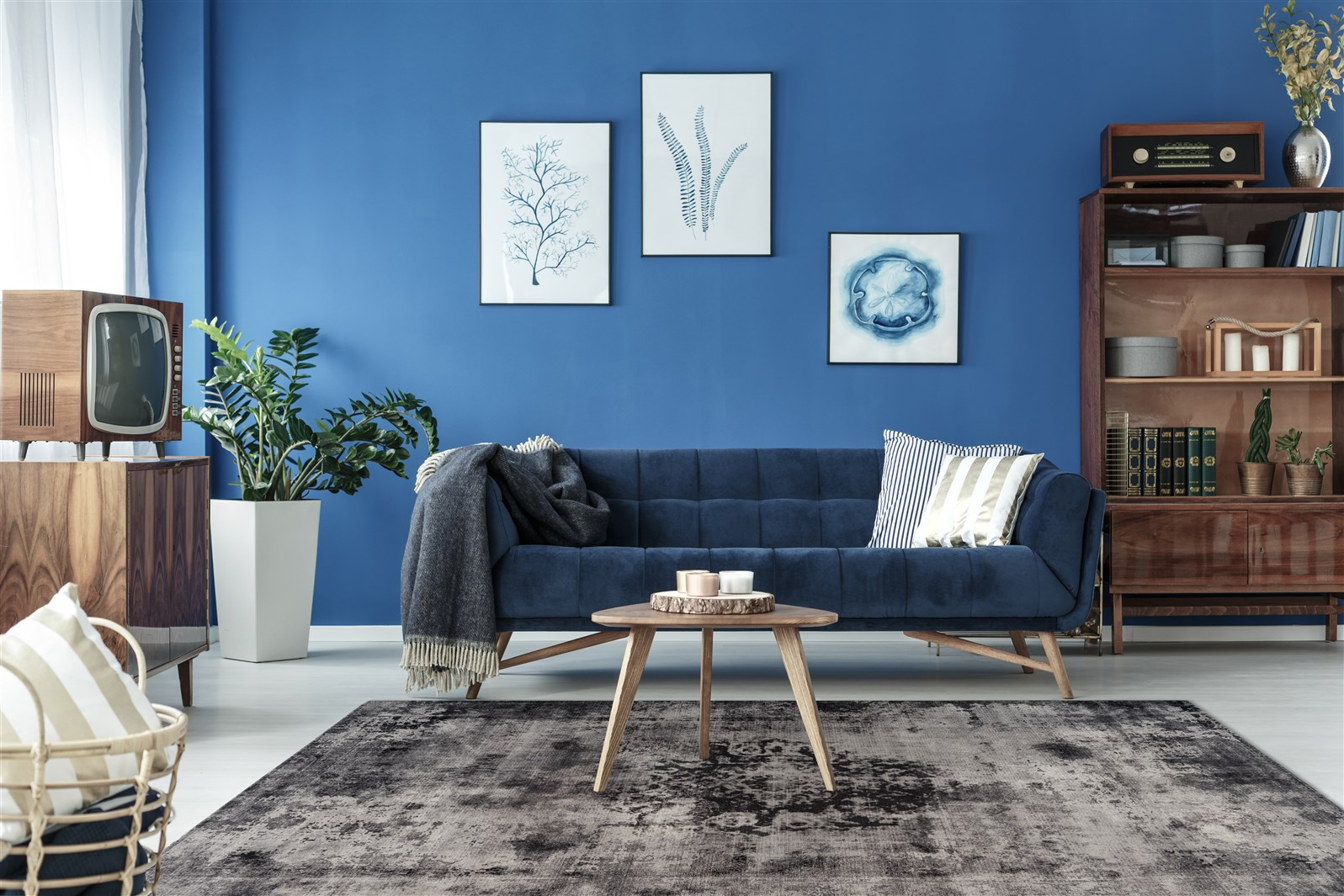 Covor Vintage Model Vintage 8403, Gri, Marime 140 x 200 cm, Inaltime Fir 8 mm, 100% Modacril, Living, Dormitor, Sufragerie, Birou [1]