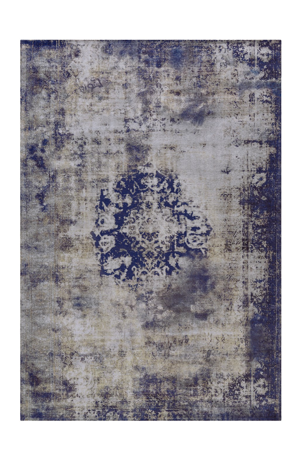 Covor Vintage Model Vintage 8403, Albastru, Marime 140 x 200 cm, Inaltime Fir 8 mm, 100% Modacril, Living, Dormitor, Sufragerie, Birou [1]