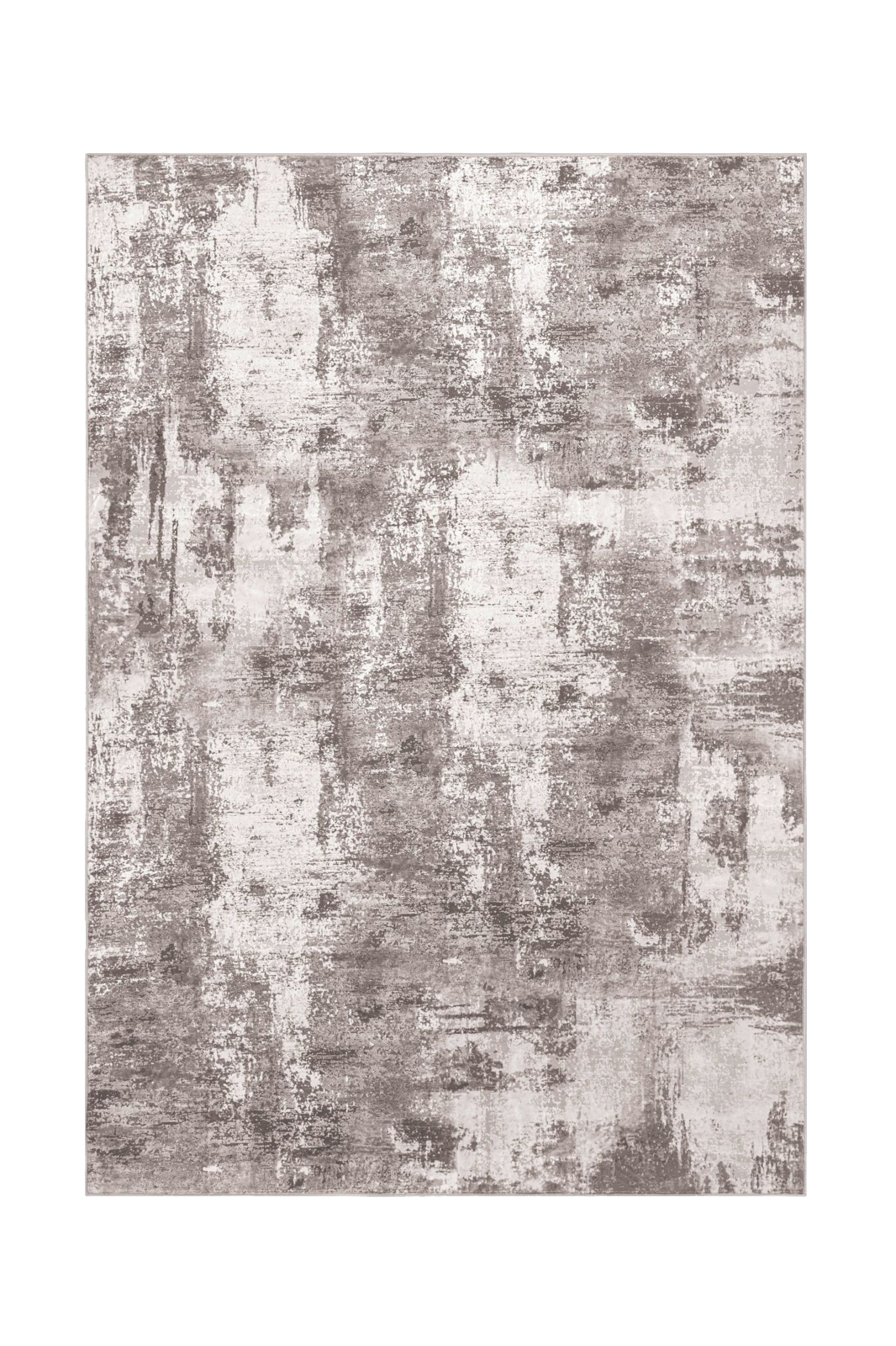Covor Abstract Model Visionary 132, Taupe, Marime 80 x 150 cm, Inaltime Fir 6 mm, 80% Poliester 20% Bumbac, Living, Dormitor, Sufragerie, Birou [1]