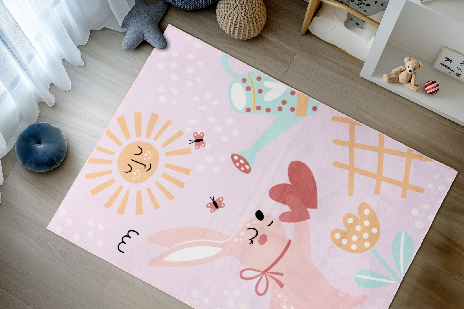 Covor Pentru Copii Model Wonder 131, Multicolor, Marime 115 x 160 cm, Grosime 6 mm, 100% Poliester, Camera Copiilor, Dormitor Copii, Spatiu de Joaca [3]