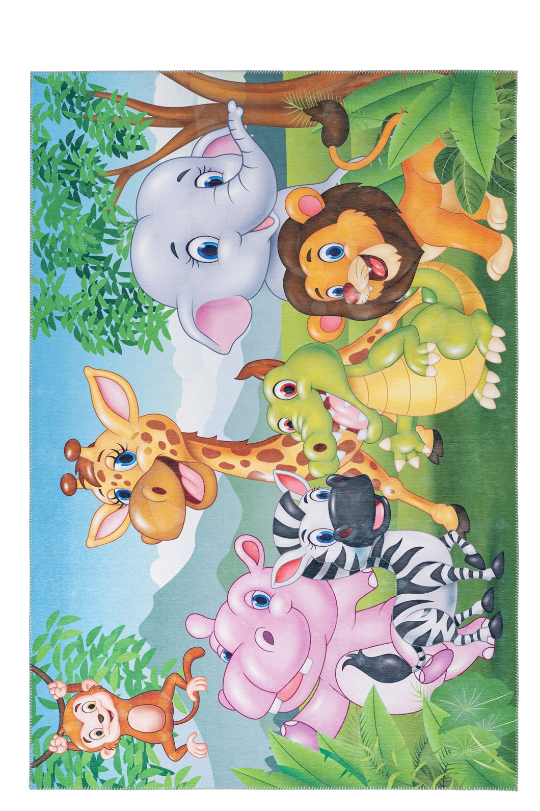 Covor Pentru Copii Model Sympathy 249, Multicolor, Marime 80 x 120 cm, Inaltime Fir 5 mm, 100% Poliester, Camera Copiilor, Dormitor Copii, Spatiu de Joaca [1]
