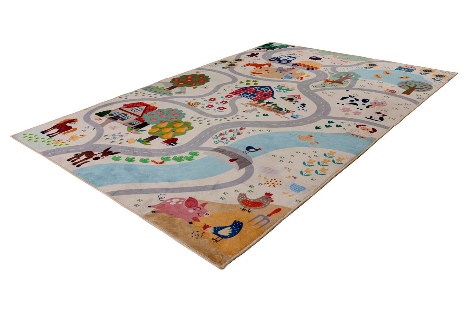 Covor Pentru Copii Model Wonder 133, Multicolor, Marime 115 x 160 cm, Grosime 6 mm, 100% Poliester, Camera Copiilor, Dormitor Copii, Spatiu de Joaca [2]