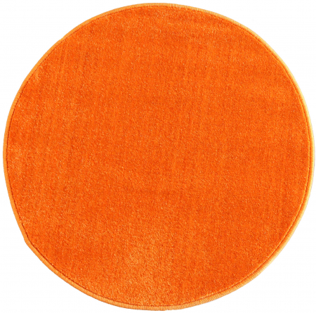 Covoare Living - Covor Modern, Kolibri 11000-160, Portocaliu, Rotund, Diverse Dimensiuni, 2200 gr/mp