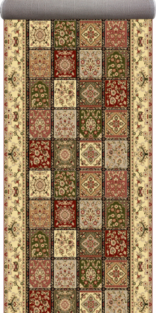 Traverse Dormitor - Traversa Covor, Lotos 1518, Bej, Latime 120 cm, Diverse Lungimi, 1800 gr/mp