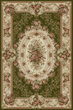 Covoare Living - Covor Clasic, Lotos 1529, Verde, Diverse Dimensiuni, 1800 gr/mp