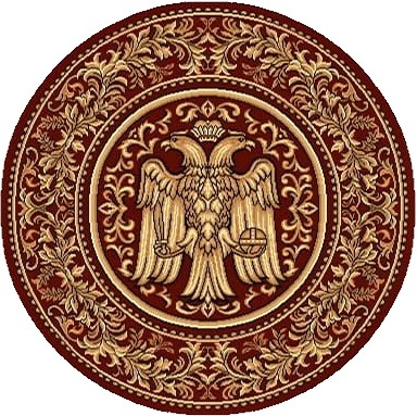 Covoare Bisericești - Covor Lotos, Model Bisericesc, 15032, Rosu, Rotund, Diverse Dimensiuni, 1800 gr/mp