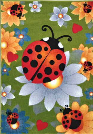 Covoare Copii - Covor Pentru Copii, Kolibri Gargarita, 11470-130, Verde, Diverse Dimensiuni, 2200 gr/mp