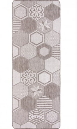 Covoare Bucatarie - Covor Antiderapant, Flex, 19692/111, Crem, Diverse Dimensiuni, 1500 gr/mp