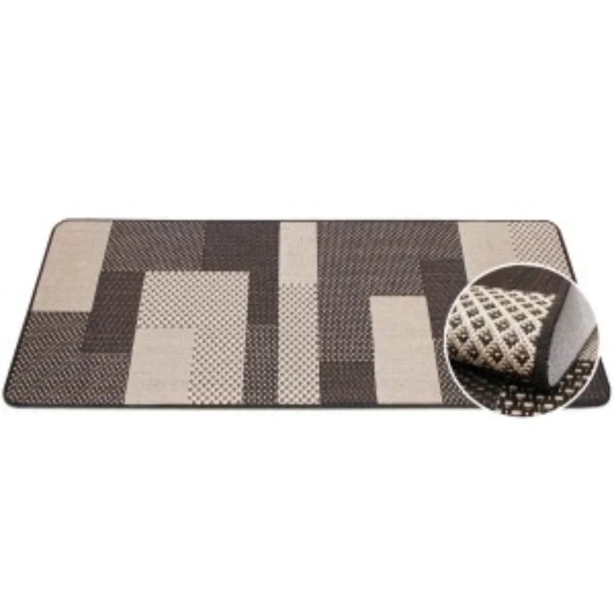 Covoare Bucatarie - Covor Antiderapant Pentru Bucatarie, Flex 19645 , Maro, 75x200 cm, 1500 gr/mp