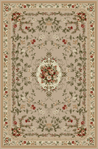 Covoare Living - Covor Clasic, Lotos 1525, Bej / Crem, Diverse Dimensiun, 1800 gr/mp