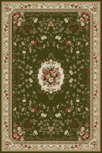 Covoare Living - Covor Clasic, Lotos 1525, Verde, Diverse Dimensiuni, 1800 gr/mp