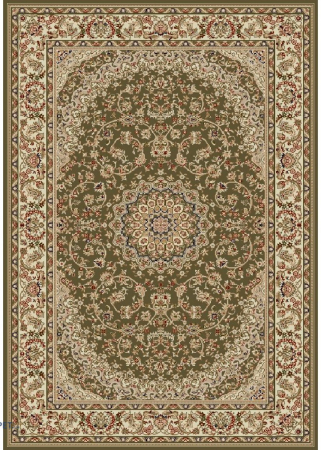 Covoare Clasice - Covor Clasic, Lotos 1555, Verde, Diverse Dimensiuni, 1800 gr/mp