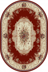 COVOARE - Covor Clasic, Lotos 507, Grena, Oval, Diverse Dimensiuni