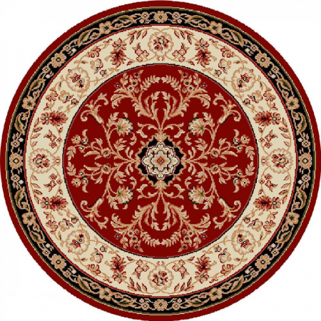 Covoare Living - Covor Clasic, Lotos 523, Grena, Rotund, Diverse Dimensiuni, 1800 gr/mp