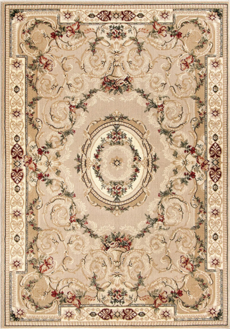 Covoare Clasice - Covor Clasic, Lotos 15002, Bej / Crem, Diverse Dimensiuni, 1800 gr/mp