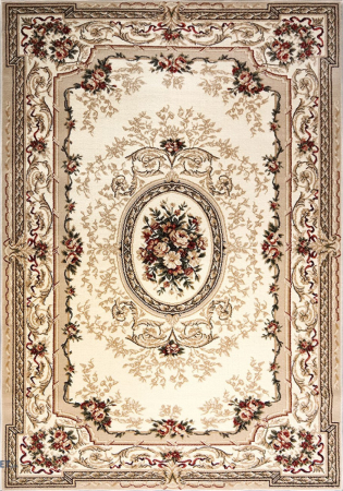 Covoare Living - Covor Clasic, Lotos 568, Crem/Bej, Diverse Dimensiuni, 1800 gr/mp