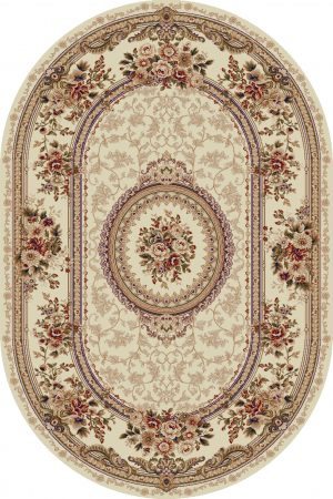 Covoare Living - Covor Clasic, Lotos 571, Crem / Bej, Diverse Dimensiuni, Oval