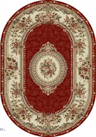 Covoare Living - Covor Clasic, Lotos 571, Grena, Oval, Diverse Dimensiuni, 1800 gr/mp