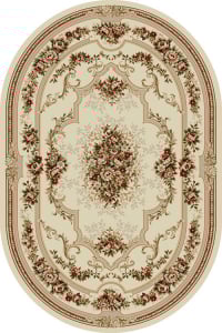 Covoare Living - Covor Clasic, Lotos 574, Crem / Bej, Oval, Diverse Dimensiuni