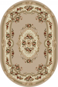 Covoare Living - Covor Clasic, Lotos 575, Bej, Oval, Diverse Dimensiuni, 1800 gr/mp