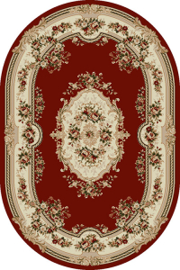 Covoare Living - Covor Clasic, Lotos 575, Grena, Oval, Diverse Dimensiuni, 1800 gr/mp