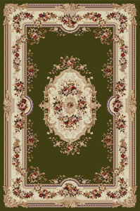 Covoare Living - Covor Clasic, Lotos 575, Verde, Diverse Dimensiuni, 1800 gr/mp