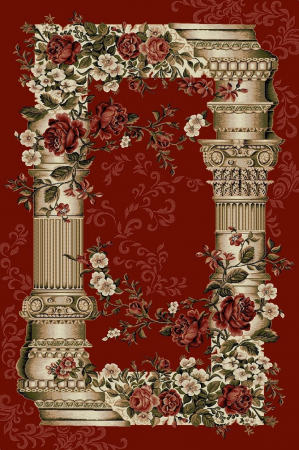 Covoare Living - Covor Clasic, Lotos Coloane 532, Grena, Diverse Dimensiuni