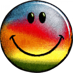 Covoare Copii - Covor Kolibri, Rotund, Rainbow Smile, 67x67 cm, 2300 gr/mp