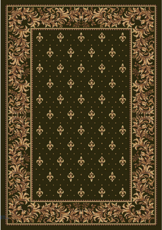 Covoare Bisericești - Covor Lotos, Model Bisericesc, 15033, Verde, Diverse Dimensiuni