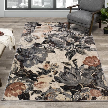 COVOARE - Covor Modern, Anny 33011, Model Floral, Diverse Dimensiuni