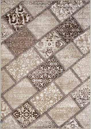 Covoare Living - Covor Modern, Cappuccino 16010, Crem / Maro, Diverse Dimensiuni, 1700 gr/mp