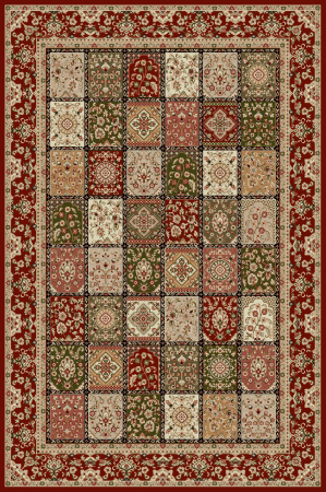 Covoare Living - Covor Modern, Lotos 1518, Rosu, Diverse Dimensiuni, 1800 gr/mp