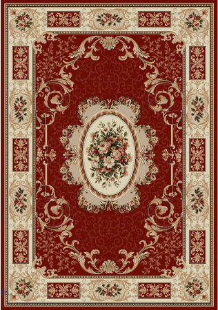 Covoare Living - Covor Clasic, Lotos 542, Rosu, Diverse Dimensiuni, 1800 gr/mp