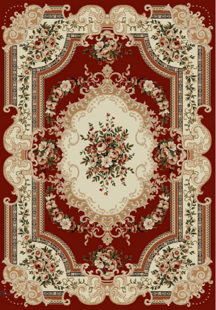 Covoare Living - Covor Clasic, Lotos 503, Grena, Diverse Dimensiuni