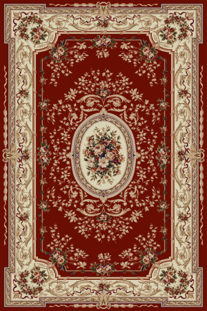 Covoare Living - Covor Clasic, Lotos 568, Grena, Diverse Dimensiuni, 1800 gr/mp