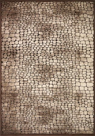 Covoare Moderne si Geometrice - Covor Modern, Luna 1842, Bej/Maro, Diverse Dimensiuni, 1300 gr/mp