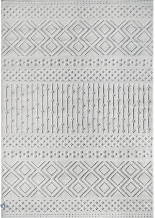 Covoare Living - Covor Modern, Oksi 38003, Alb