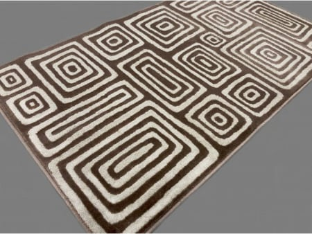 Covoare Moderne si Geometrice - Covor Modern Sofia 41012, Maro, Diverse Dimensiuni