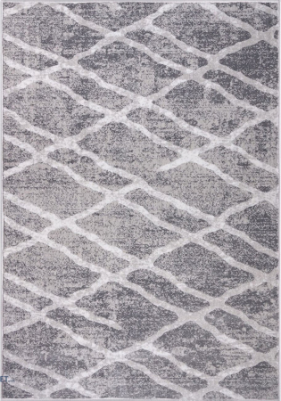 Covoare Living - Covor Modern, Sonata 22033, Gri, 80x150 cm, 2450 gr/mp