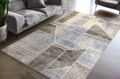 COVOARE - Covor Modern Visionary 129, Taupe , Inaltime fir 6 mm