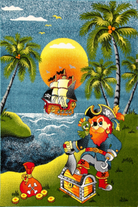Covoare Copii - Covor Pentru Copii, Kolibri Pirate, 11059, Diverse Dimensiuni, 2200 gr/mp