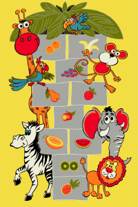 Covoare Copii - Covor Pentru Copii, Kolibri Sotron 11120, Galben, Diverse Dimensiuni, 2200 gr/mp