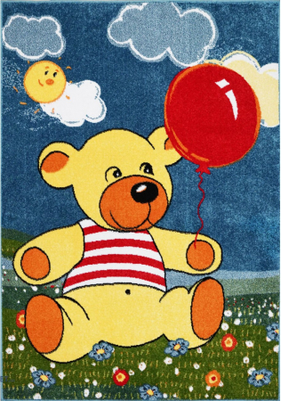 Covoare Copii - Covor Pentru Copii, Kolibri Ursulet 11145, Multicolor, Diverse Dimensiuni, 2200 gr/mp