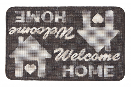 Covorase Intrare - Covor Pentru Usa Intrare, Flex 19504-91, Antiderapant, Maro, 50x80 cm