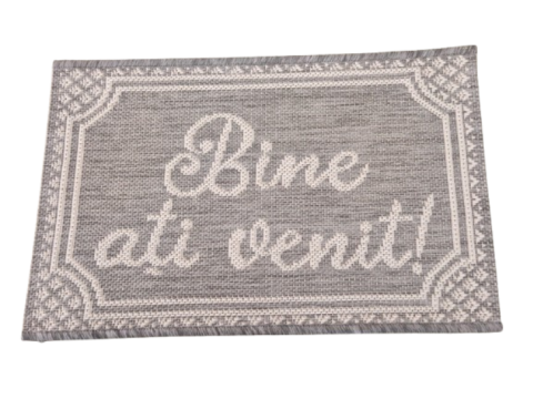 COVORAȘE - Covor Pentru Usa Intrare, Jeans 19354 , Gri , 40x60 cm, 1500 gr/mp