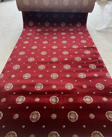 Mocheta Role - Mocheta Lotos 583-210, Rosu Bordeaux, Latime 200 cm, Diverse Lungimi