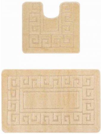 COVORAȘE - Set 2 covorase baie Ethnic Beige, Diverse Marimi